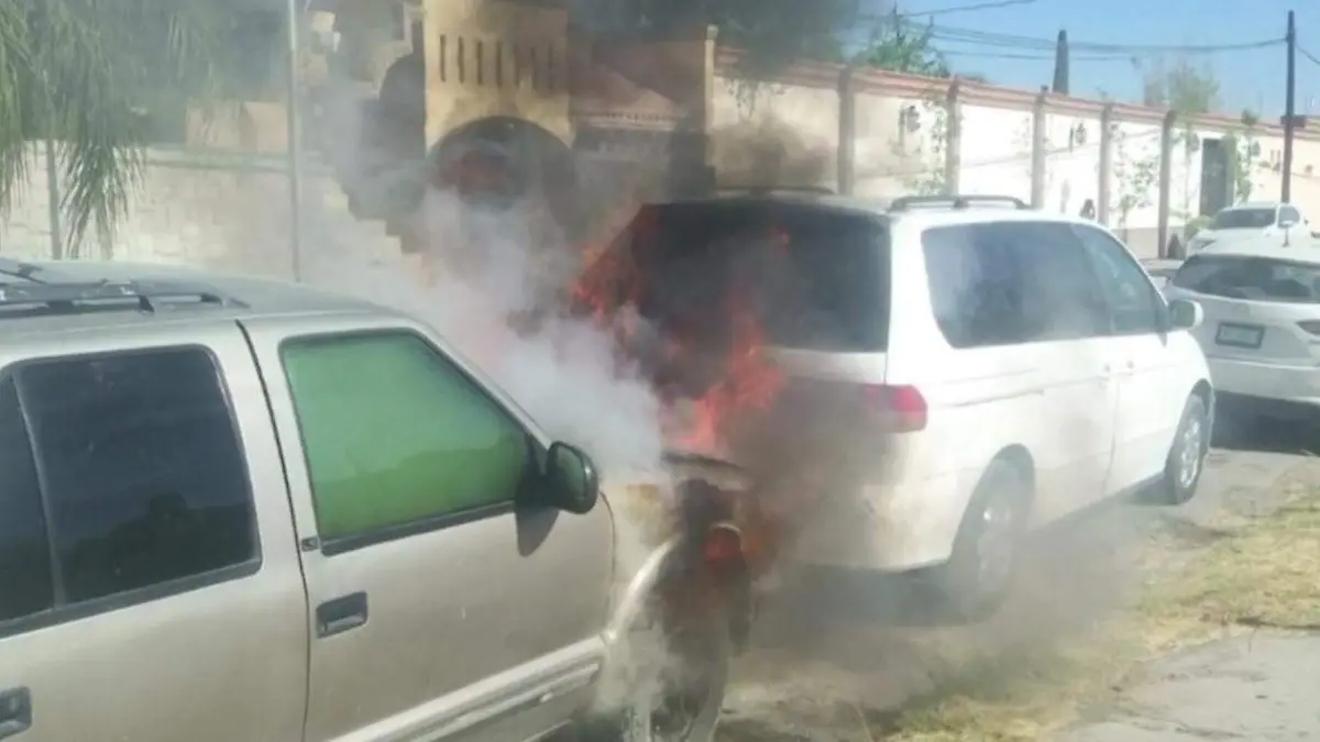 incendio camionetas