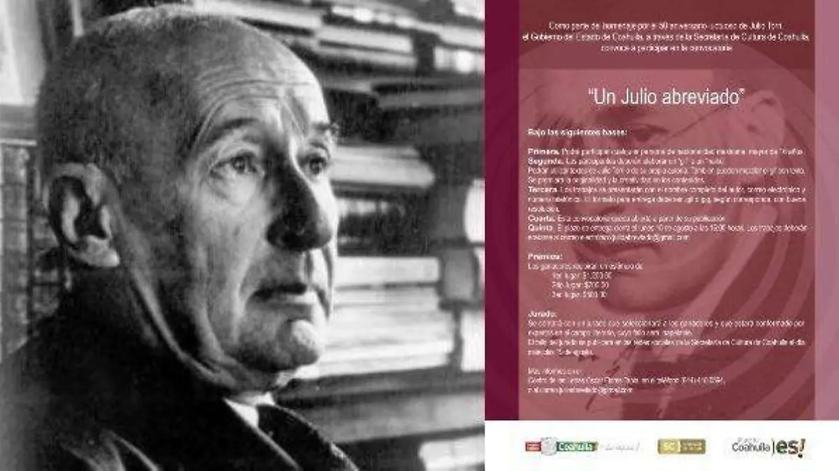 Coahuila Aniversario luctuoso Julio Torri
