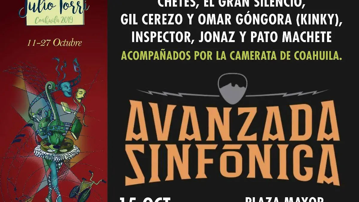 15 Carlos Rivera y Fito Páez encabezan el Julio Torri