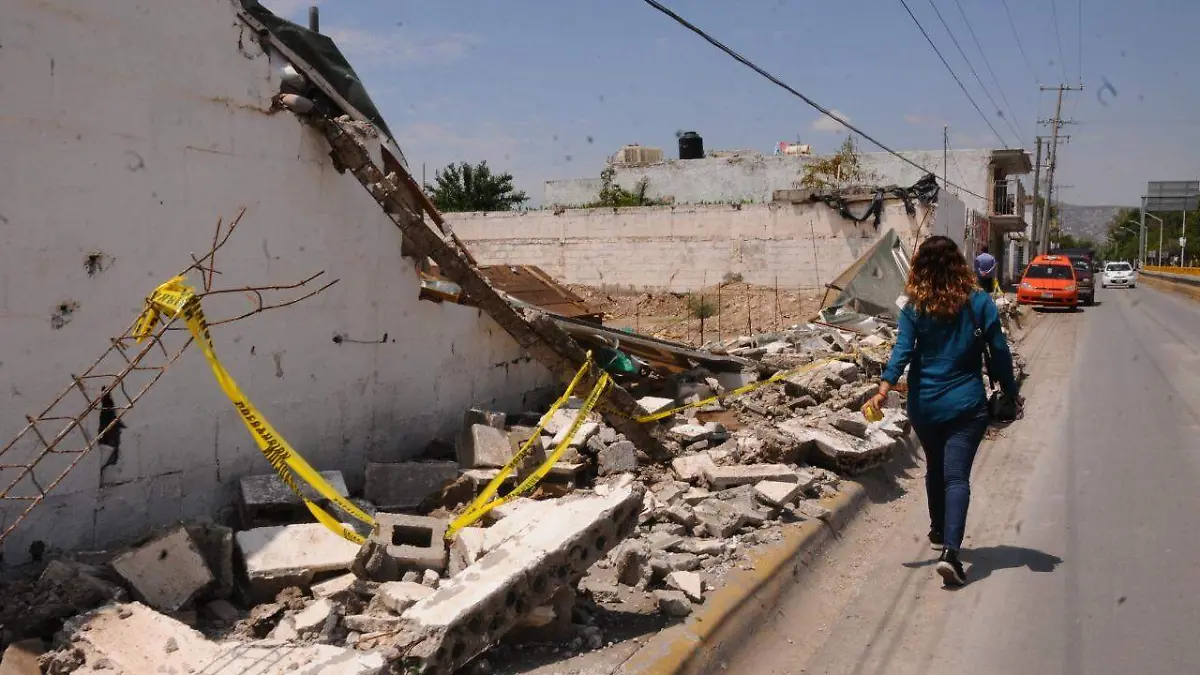 11 Fuerte lluvia ocasionó daños en Lerdo