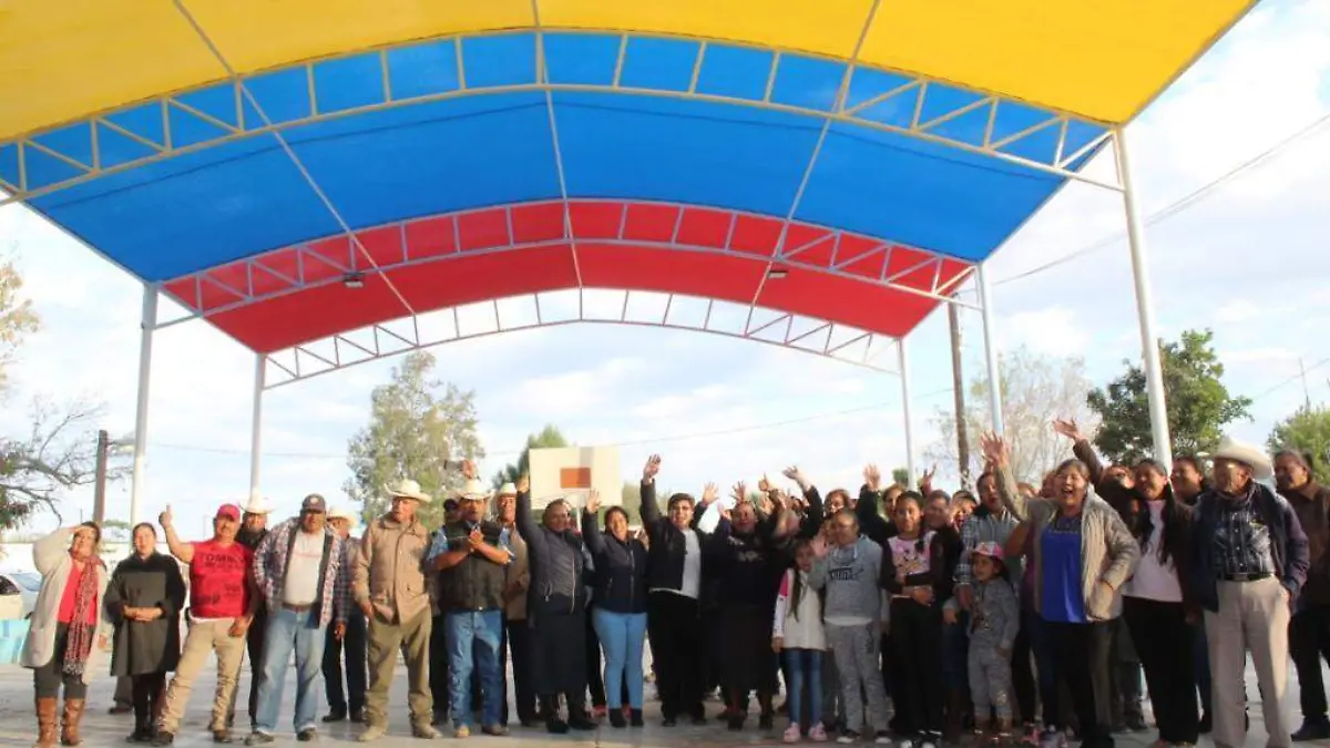 28 MARCELA Paty Grado Inaugura Techumbre en el Ejido Santa MónicA 2