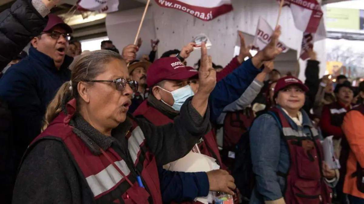 Simpatizantes Morena
