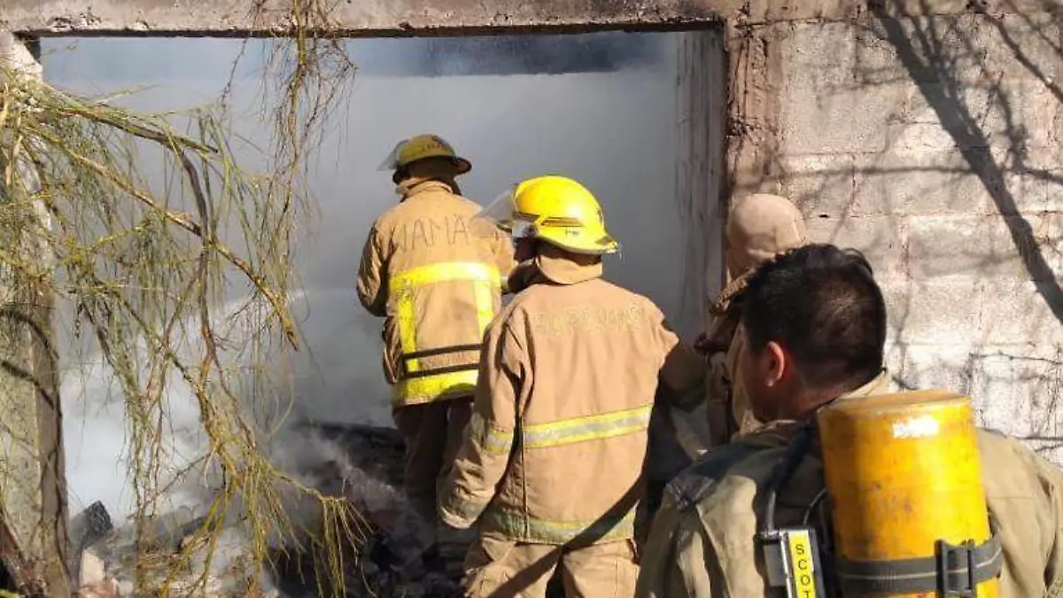 Bomberos San Pedro incendio