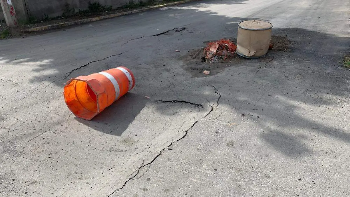 28 Se hunden calles recién pavimentadas en drenaje pluvial de Monclova