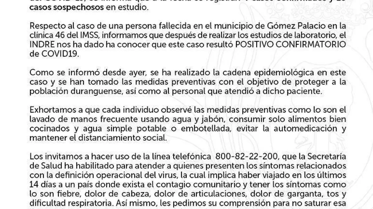 Comunicado de Prensa