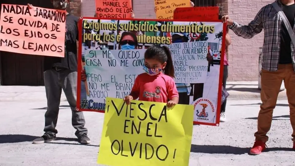 Ejido Viesca apoyos alimentarios