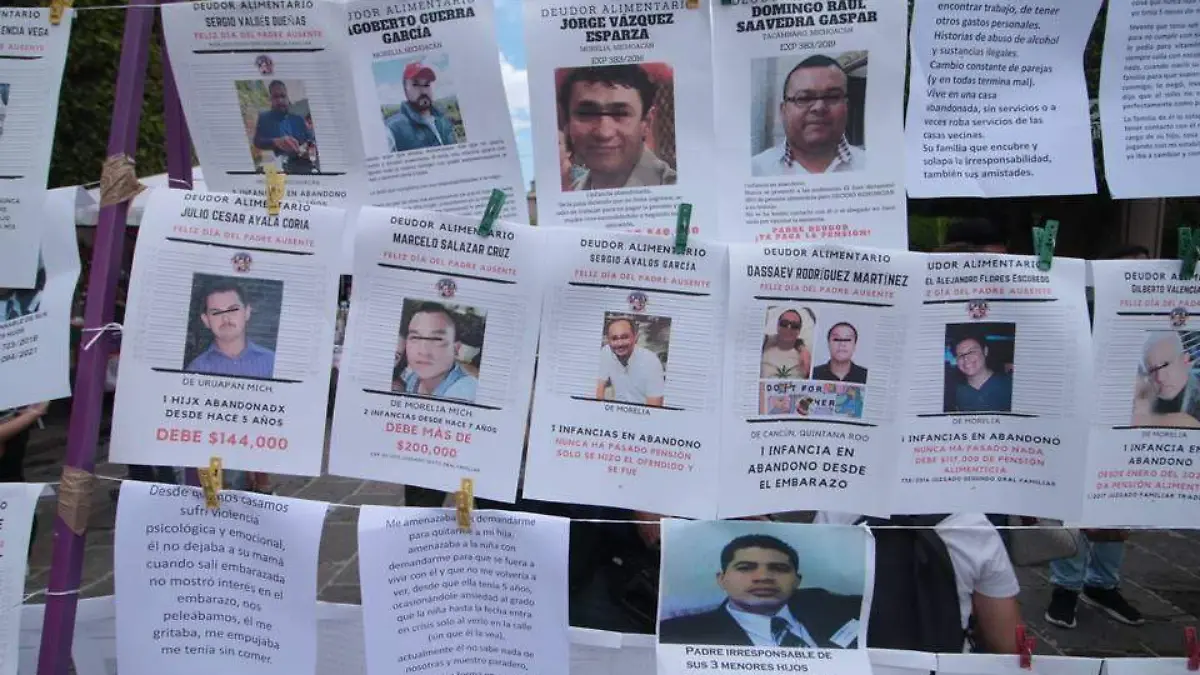 Deudores alimentarios en Plaza de Armas