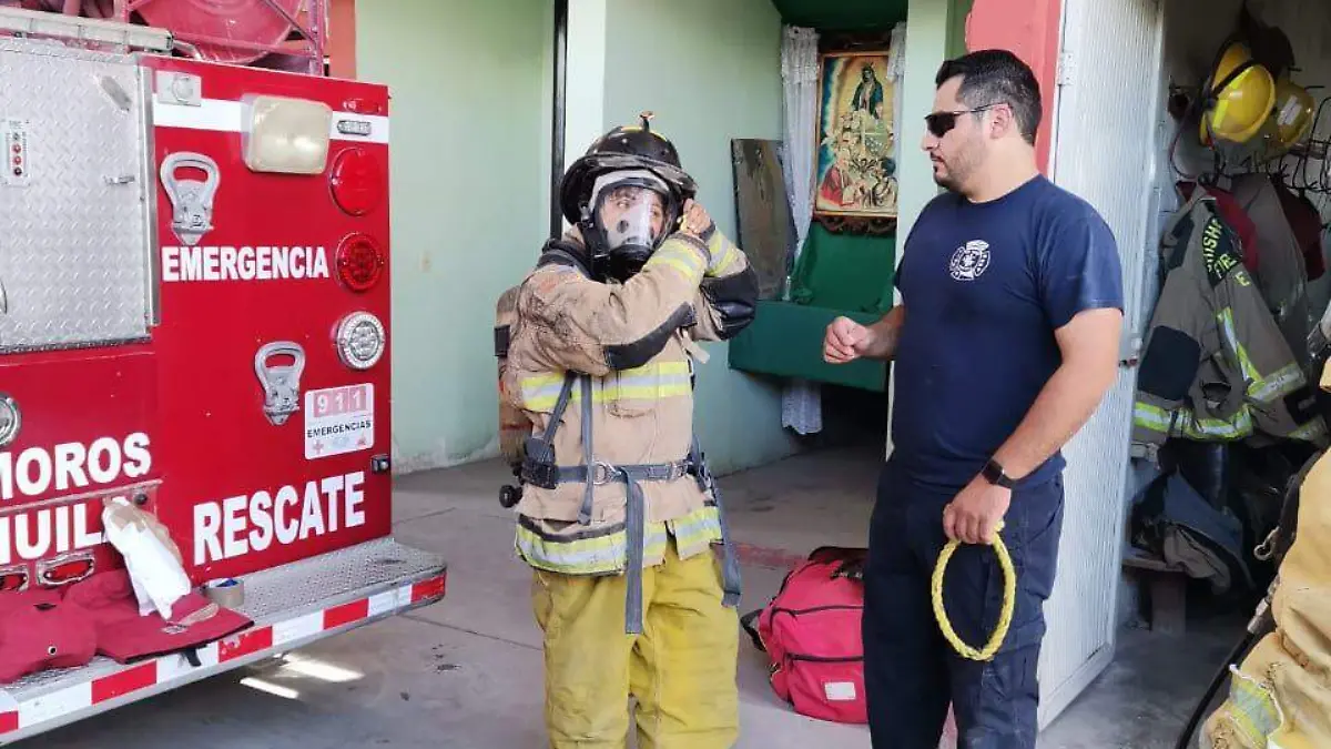 Capacitación Bomberos Matamoros