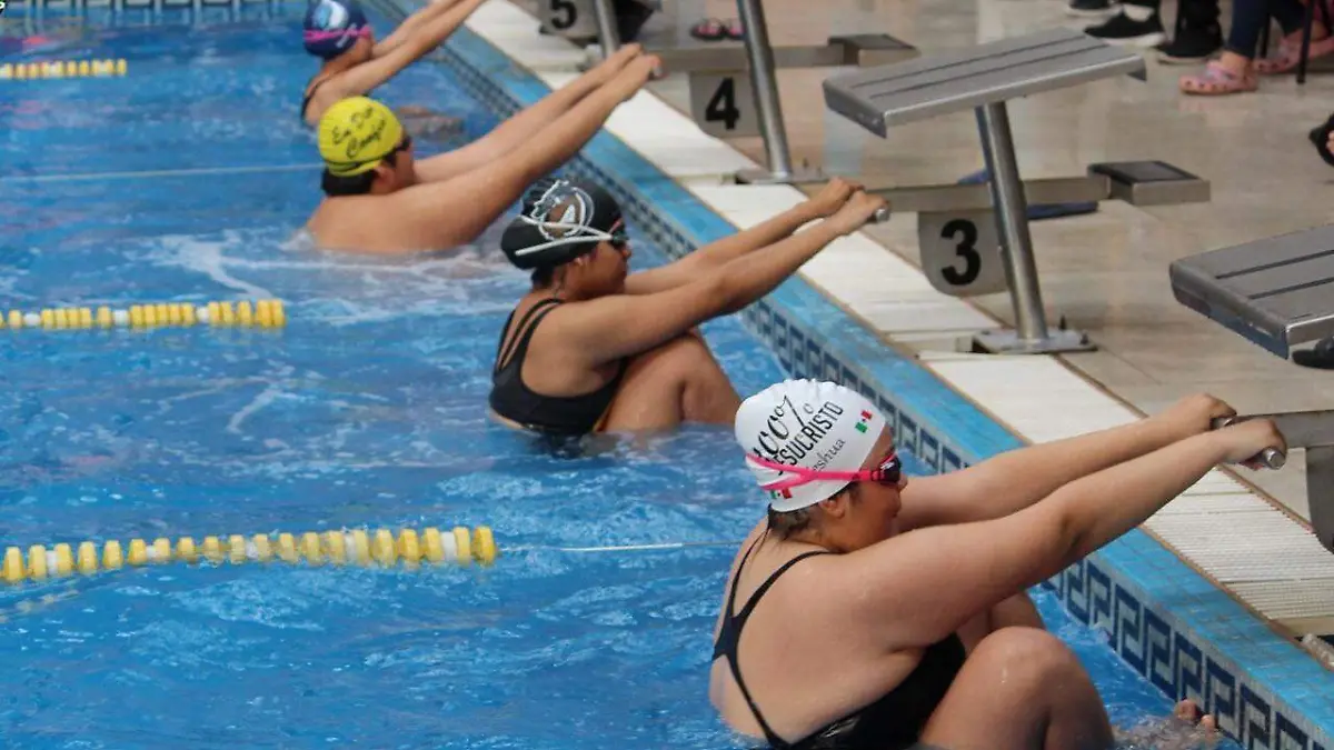04 MARCELA  También en la Natación harán pausa