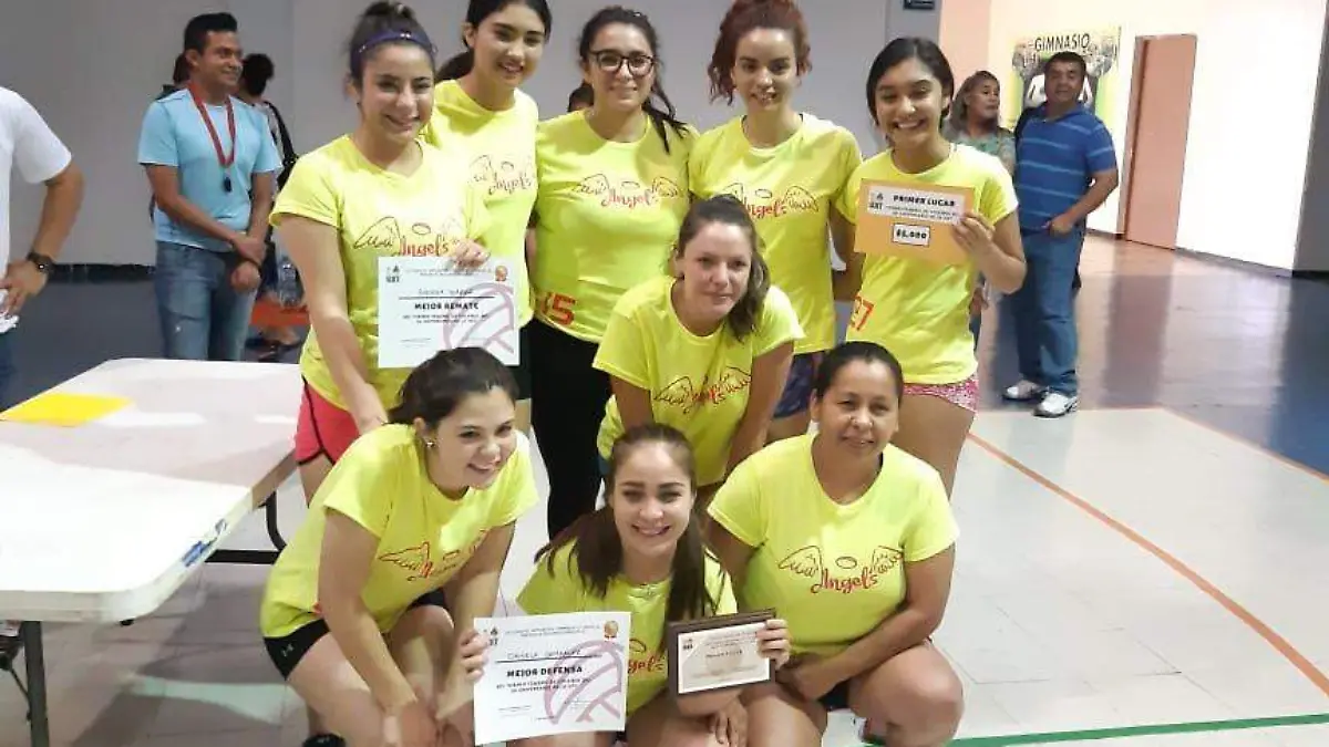 19 Angels se corona campeón en Torneo de Volibol Femenil