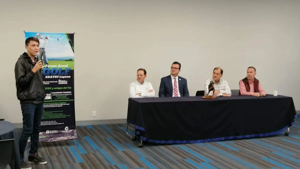 03 Presentan VI Torneo Anual de Golf Exa Tec Laguna 1
