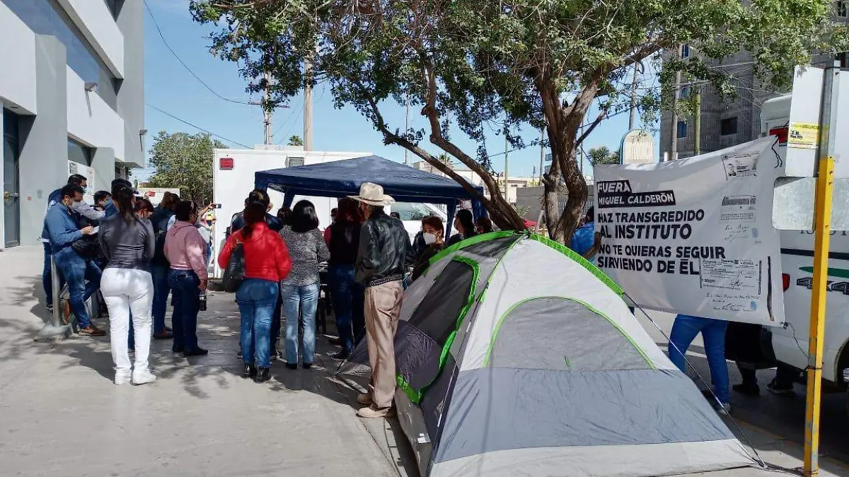 Issste  Manifestación