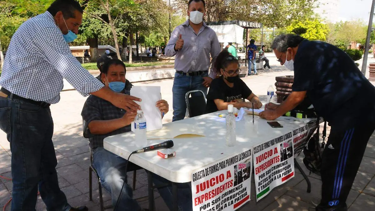 Recaban firmas
