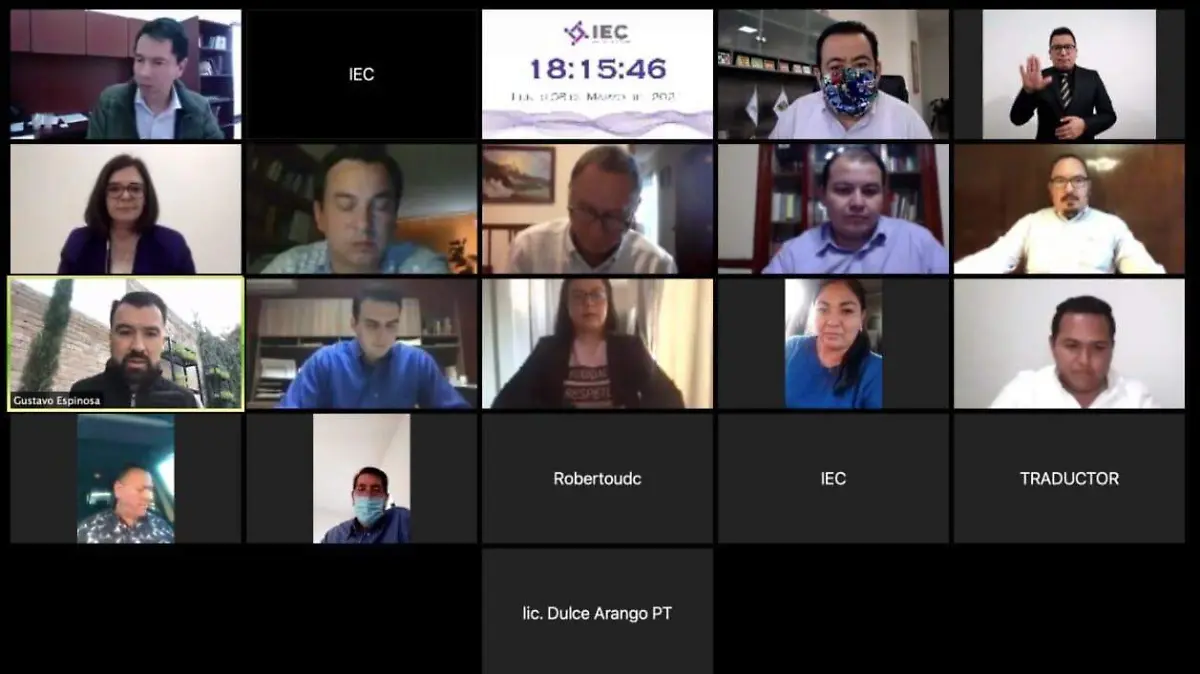 REUNIÖN VIRTUAL COAHUILA