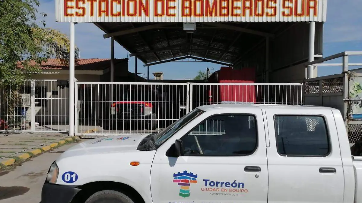 Sanitización de estaci+on de bomberos