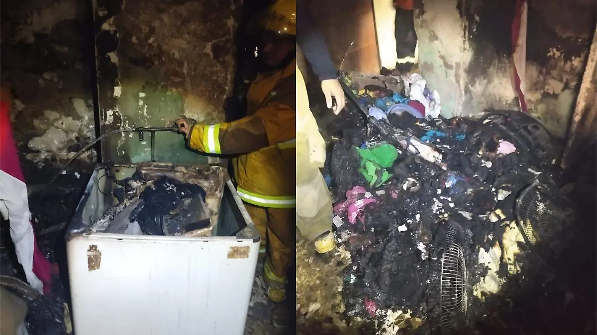 INCENDIO EN CASA HABITACIÓN