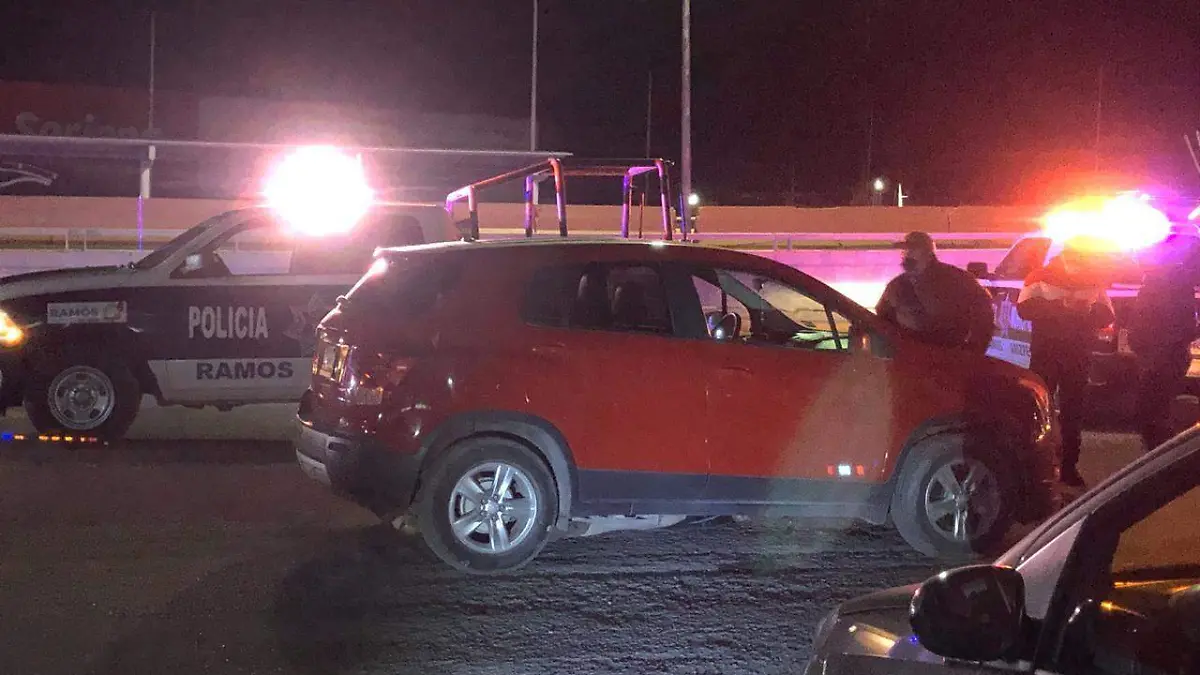 Accidente vial en Ramos Arizpe