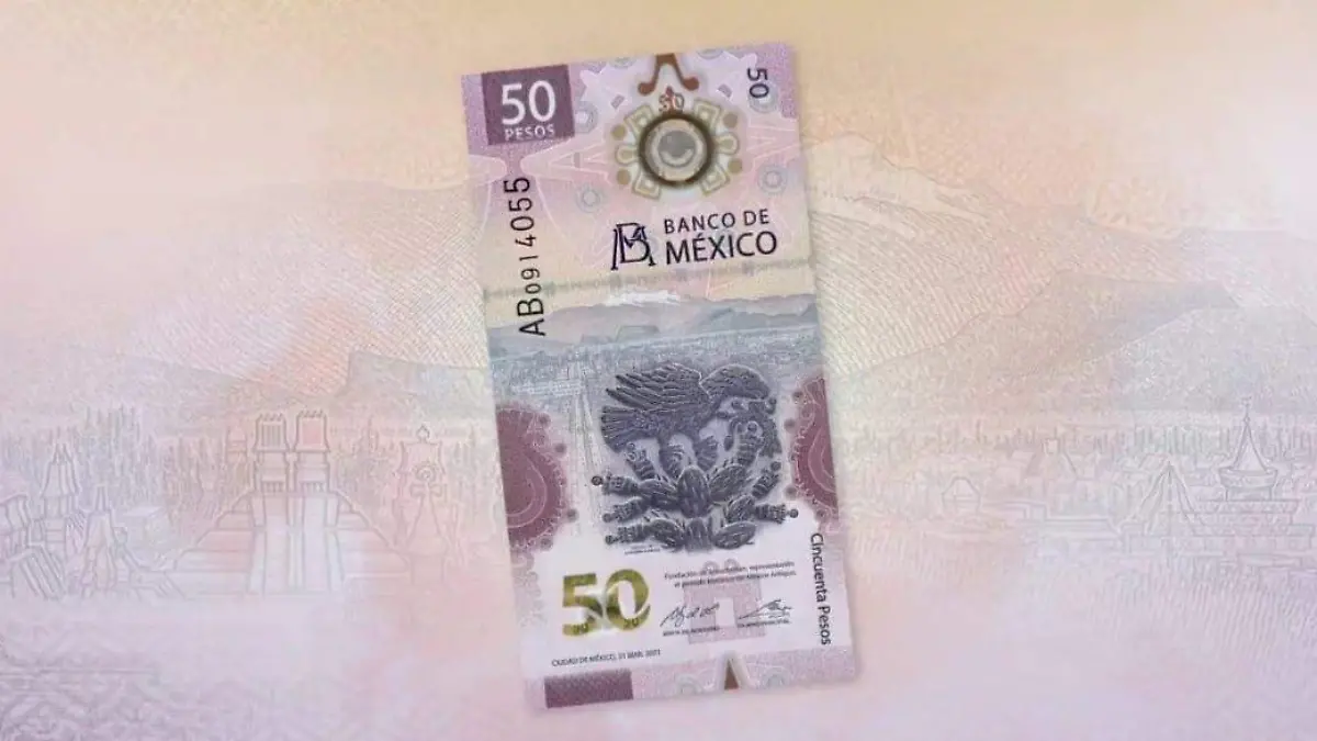 Billete de 50 pesos