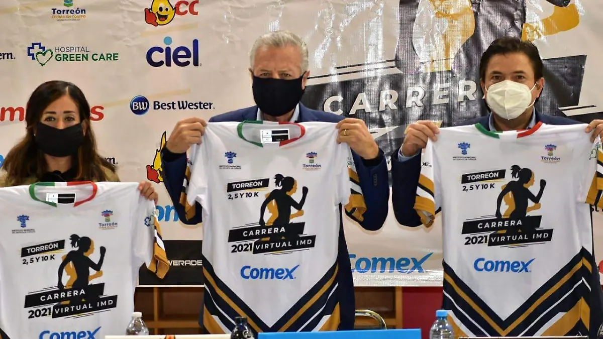 Carrera virtual camiseta