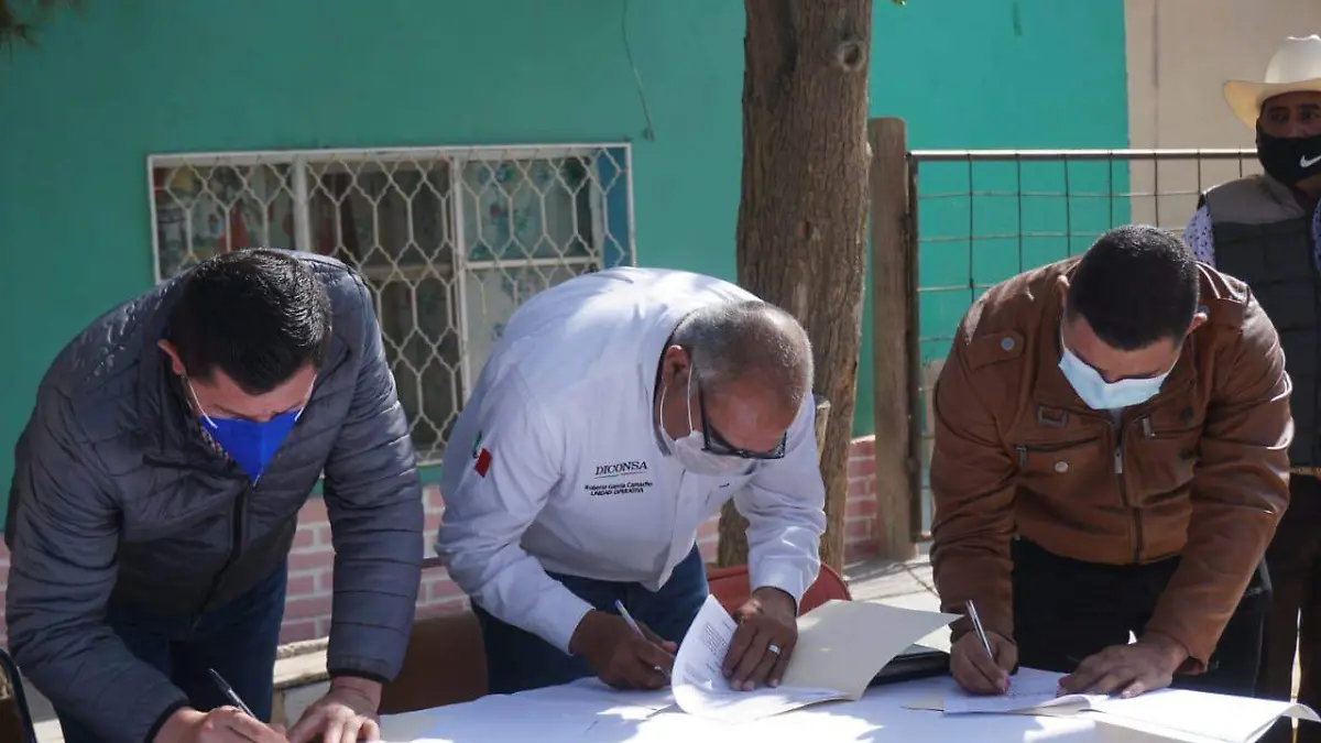 Firma de convenio