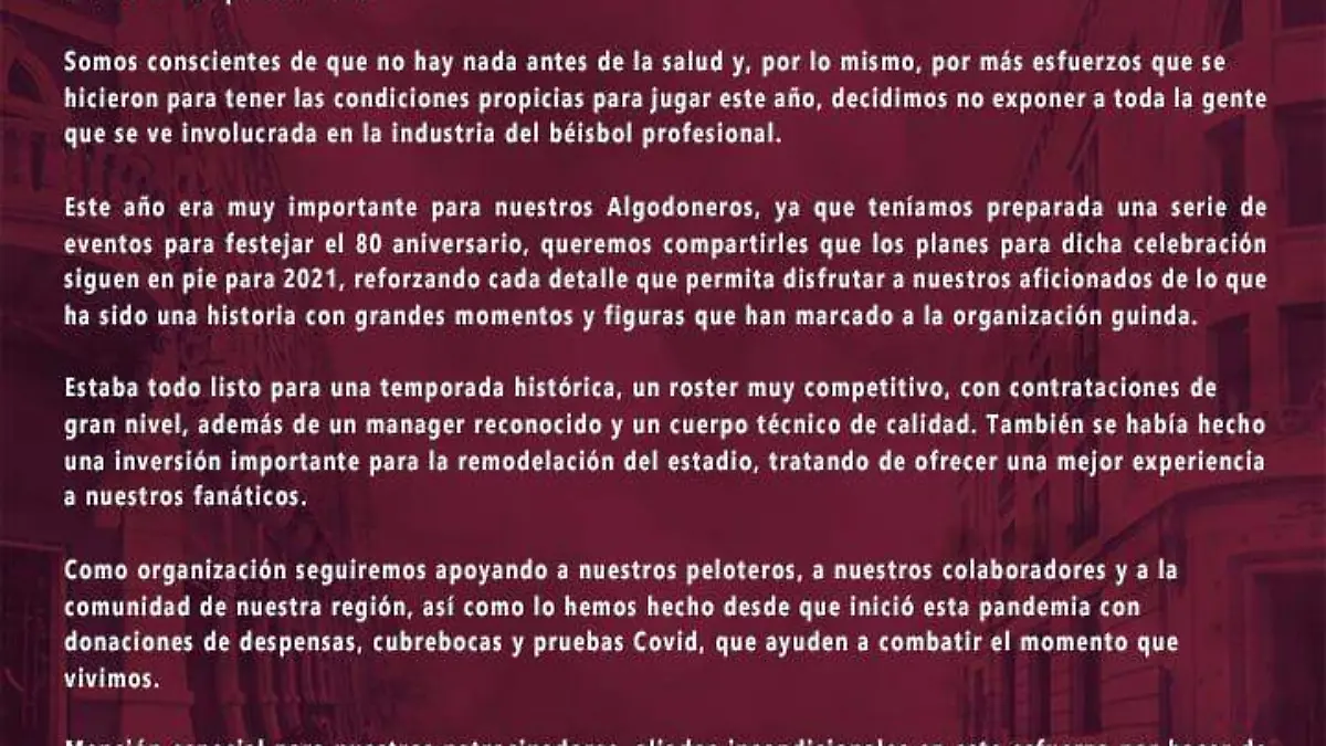 Comunicado