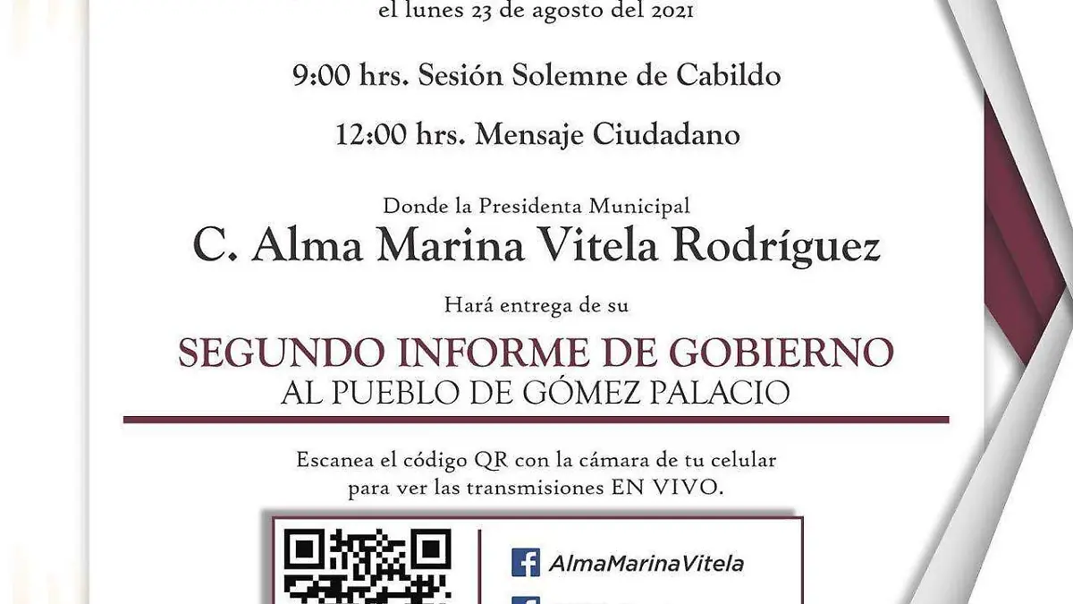 Informe de Gobierno Gómez Palacio