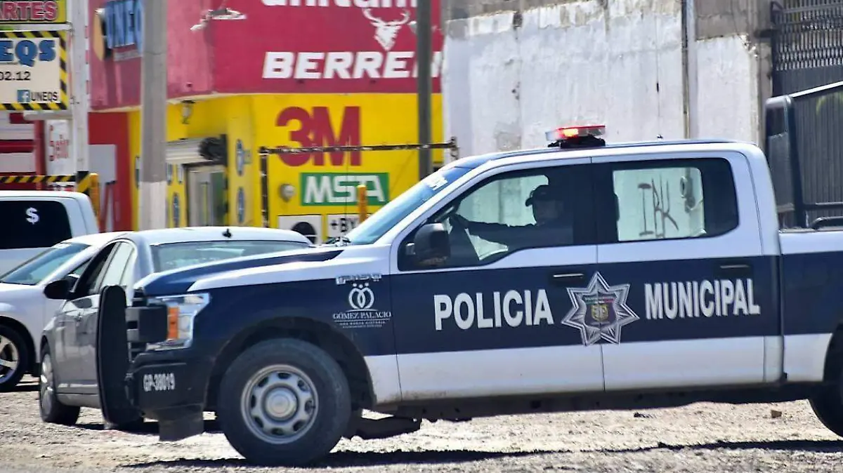 patrulla-policía-Gómez-Palacio