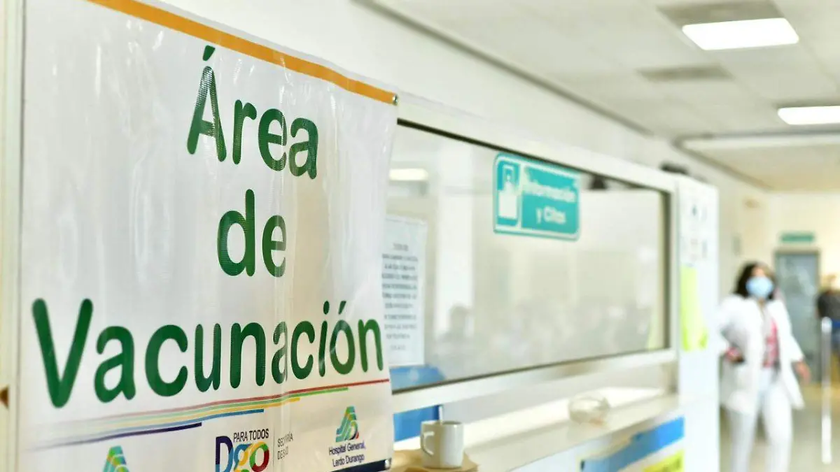 área de vacunación