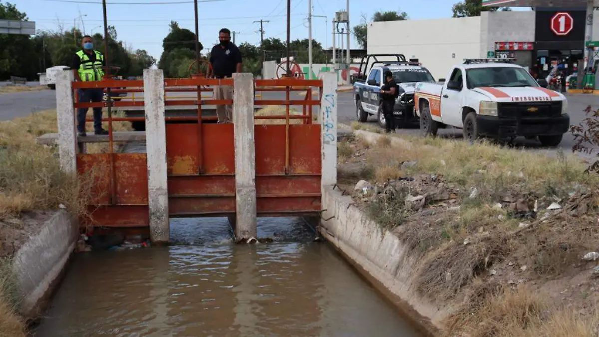 MARCELA 3 Protección Civil Realiza Vigilancia en los Canales de Riego