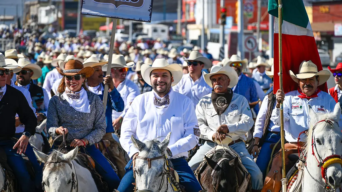 cabalgata del Ejido El Oro