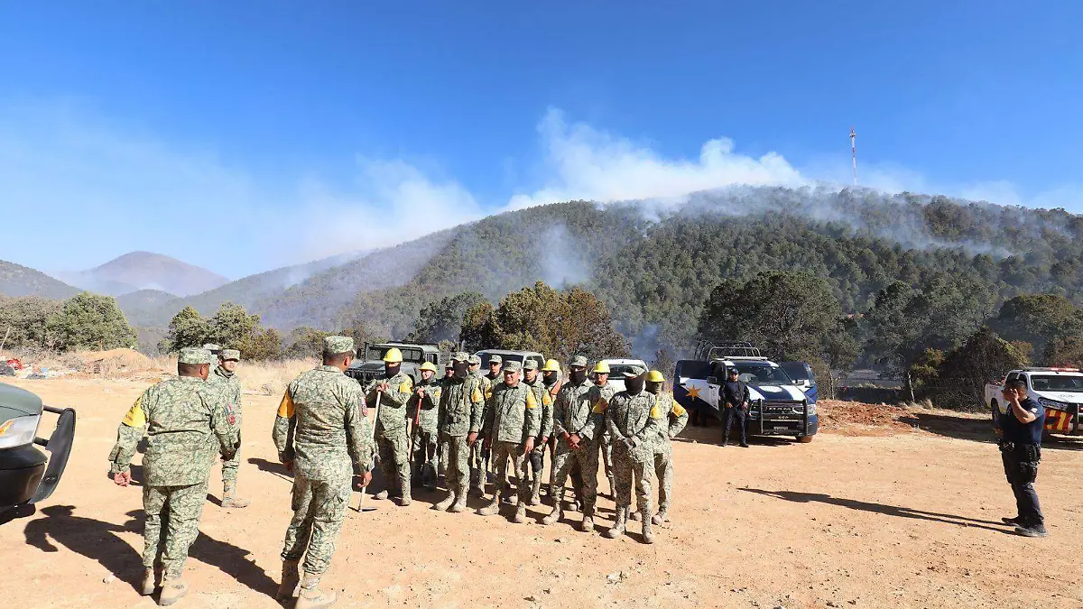 Ejército incendios forestales