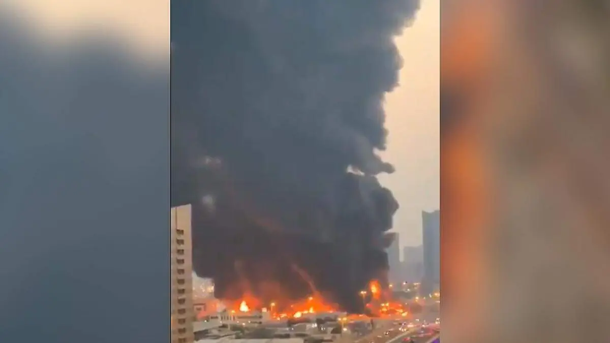 incendio ajmán
