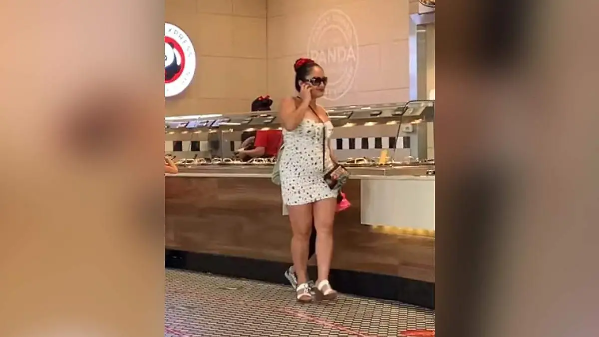 baila en fila de comida