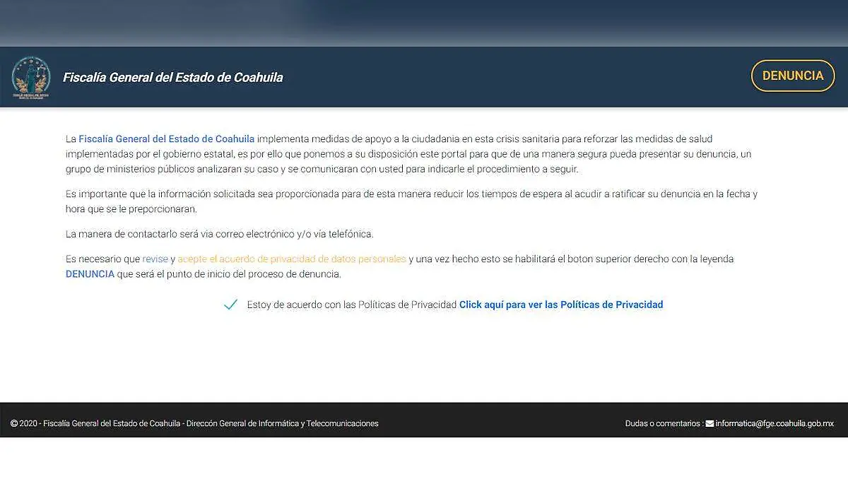denuncia