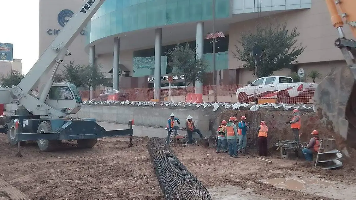 Pese a las lluvias, no hay afectaciones que afecten la continuidad de los trabajos de construcción del Sistema Vial Cuatro Caminos