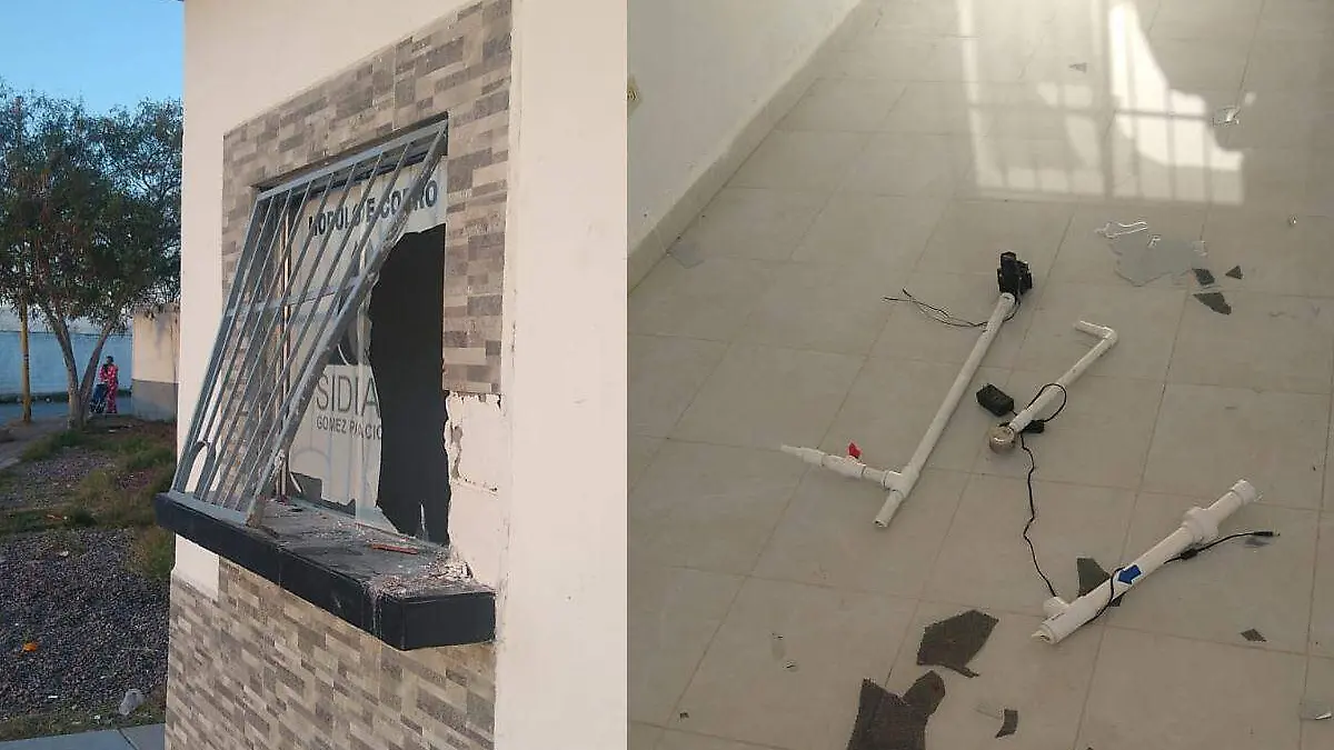 vandalizan dispensador de agua potable