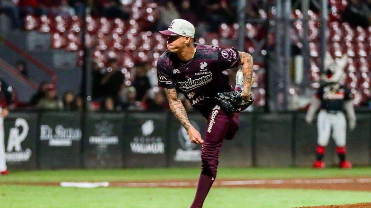 yoan lopez caliente durango lanzando