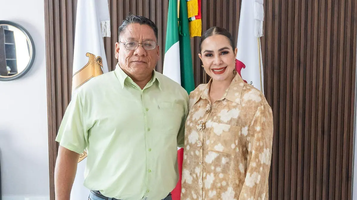 Martha-Rodríguez-Romero-directora-del-CJM-y-Moisés-Adame-secretario-de-Asuntos-Políticos-del-Gobierno-del-Estado