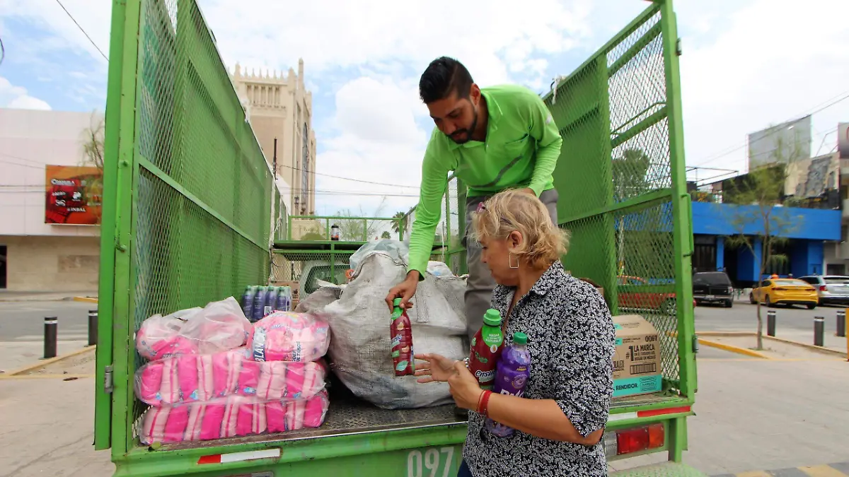 Campaña intensiva de intercambio de residuos reciclables