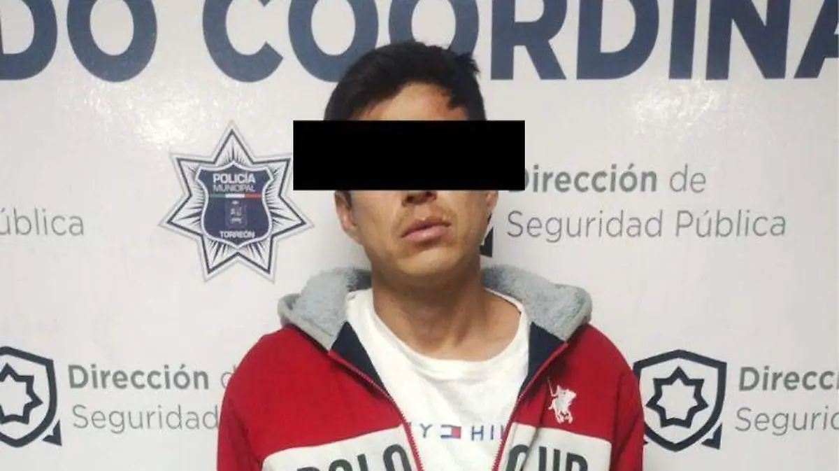 Sujeto detenido alteración