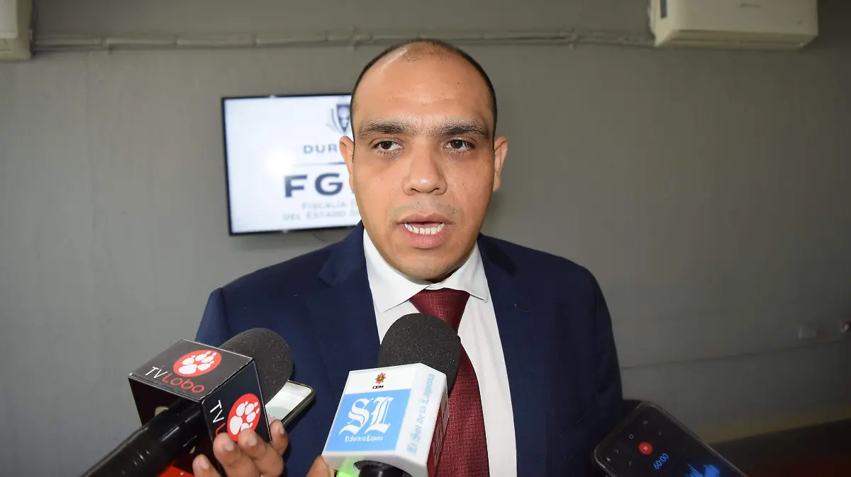 Lic. Juan Francisco Ángeles Zapata, Vicefiscal de la Región Laguna de Durango.