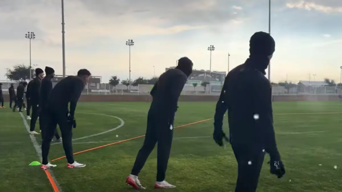 Santos entrenamiento