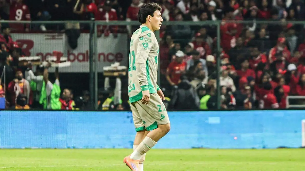 Kevin Picón debutó recién en la Primera División con Santos Laguna. Foto Club Santos