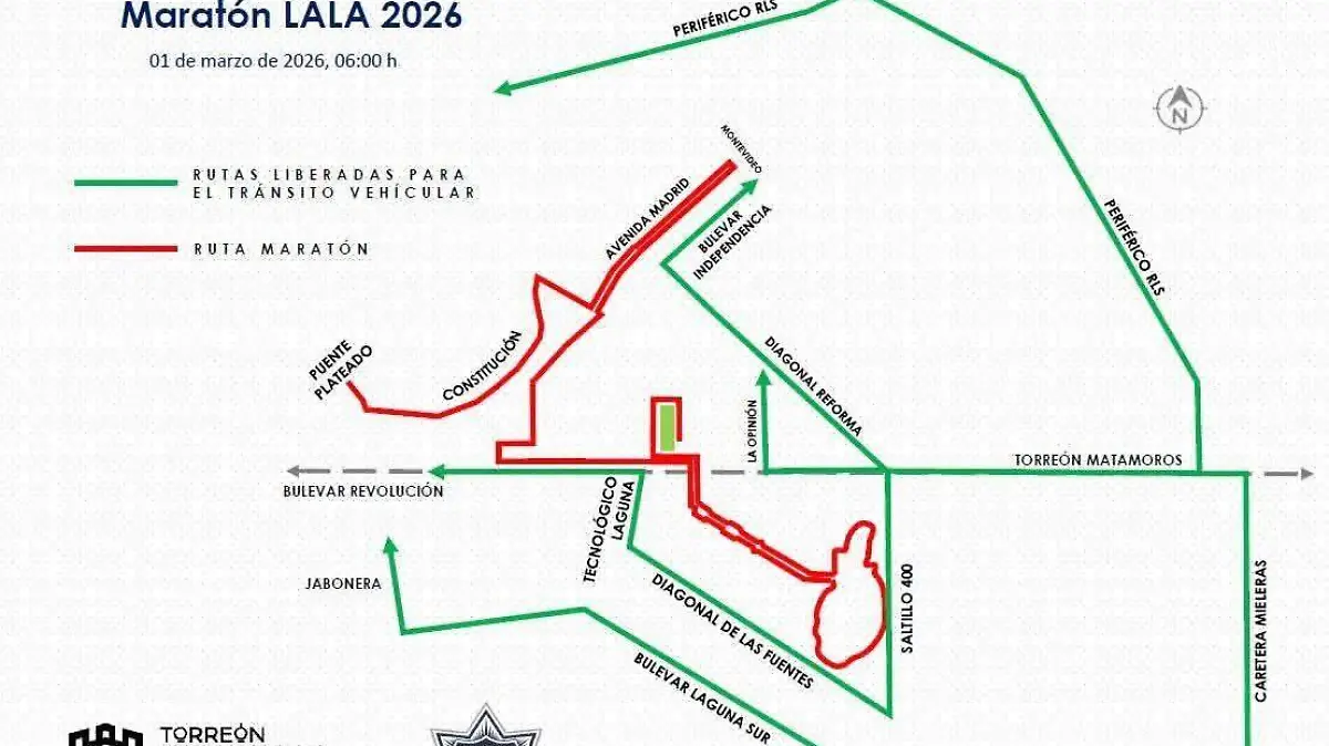Operativo vial maratón