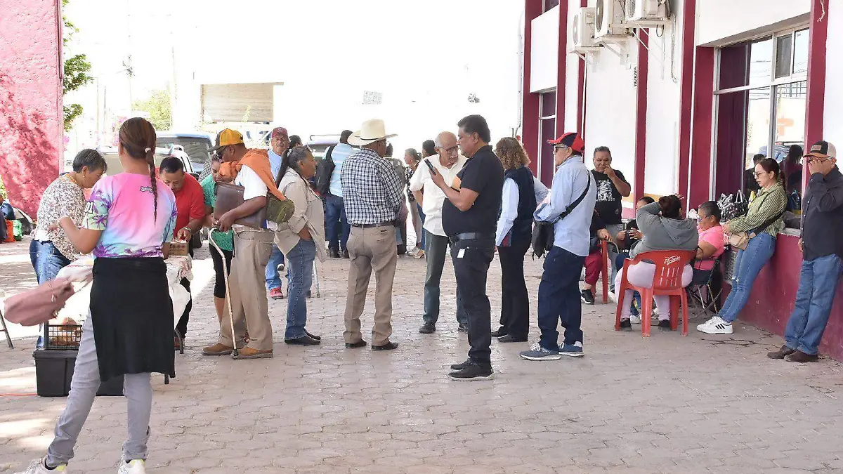 Manifestación ejidatarios Conagua