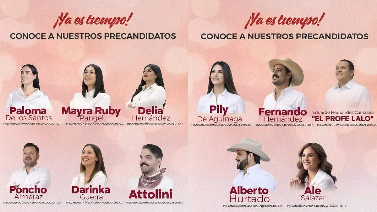 Morena precandidatos