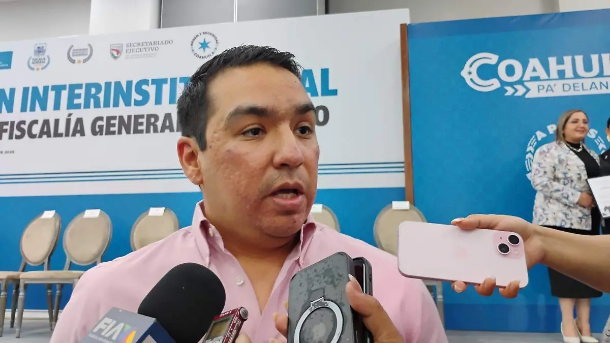 Iván García, delegado de la Fiscalía General de Coahuila Delegación II