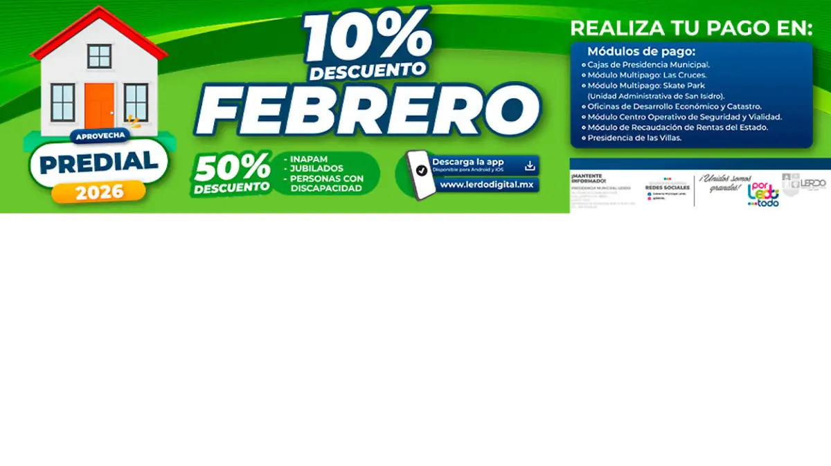 Banner Lerdo febrero