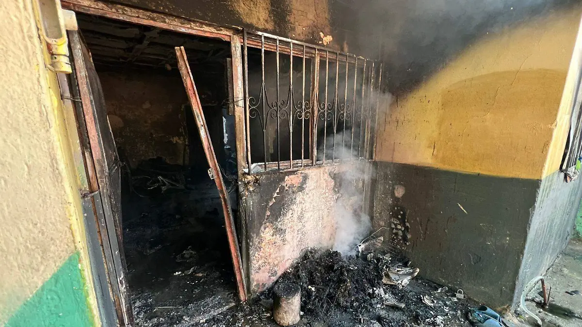 Drogadicto prende fuego a vivienda en la Nueva Merced