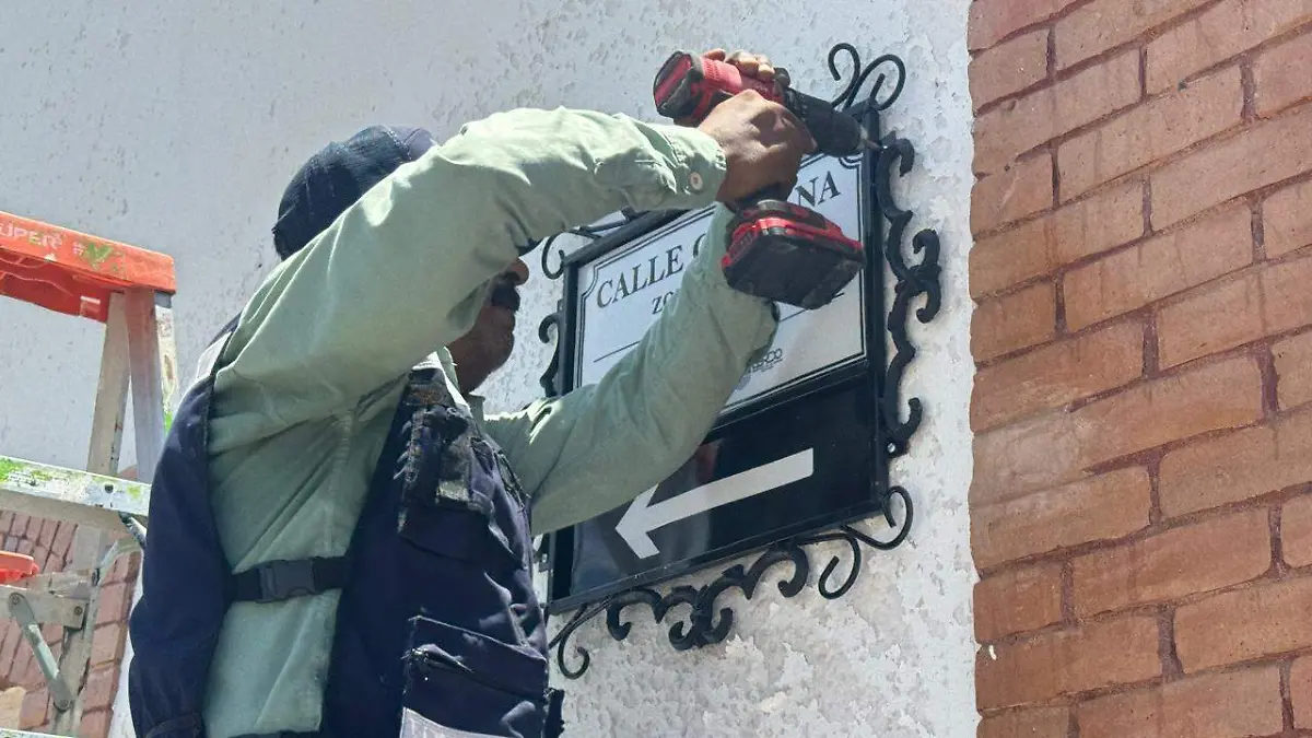 Instalación de nomenclaturas